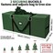 OurWarm Christmas Tree Storage Bag Extra Large Heavy Duty Storage Containers with Reinforced Handles Zipper for 7.5ft Artificial Tree, 50" x 15" x 20" 600D Oxford Xmas Holiday Tree Storage Bag, Green