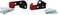 TOPNIKE Alloy Rim Display Hanging Hooks,Metal Wheel Hooks,Black and Red,Pack of 2