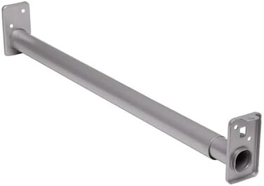 Knape &amp; Vogt Closet Pro HD RP0022-18/30 Adjustable Closet Rod, 18-Inch to 30-Inch, Platinum