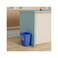 Rubbermaid Commercial Products FG295573BLUE Plastic Resin Deskside Recycling Can, 3.5 Gallon/13 Quart, Blue Recycling Symbol