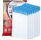 Spacesaver Premium Travel Roll-Up Storage Bags with Double-Zip Seal and Triple-Seal Turbo Valve, Get 80% More Storage - Space Saver Bags for Travel - Compression Bags for Travel (Travel 8 Pack)