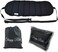 Sleepy Ride Airplane Footrest Made with Premium Memory Foam Black