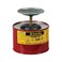 Justrite, 10208, Plunger Can, 1/2 Gal., Galvanized Steel