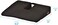 NOVA Medical Products Foam Car Seat Cushion with Removeable, Washable Cover, Black