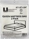 Uboxes Queen Size Mattress Covers/Bags 61" x 15" x 104" (Pack of 2) Moving Supplies