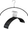 MAWA Euro Series Non-Slip Space Saving Clothes Hanger, Set of 10, Black Style 40/P, Pack of 10 (14118)