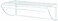 ClosetMaid 8278 18-Inch Wide Laundry Utility Hanger Shelf, White