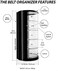 ELYPRO Belt Organizer - Acrylic Organizer &amp; Display for Accessories