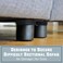 Couch Clamp PRO Non-Slip Sectional Connectors with Hook-and-Loop Cinch Clips for Sliding Sofas - Prevents Floor Scratches and Big Gaps in Your Couch with Easy Install No Tools Required (4 Pack)
