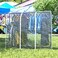 HANGERWORLD 6ft Transparent Clothes Garment Zipped Rail Cover with Document Pocket