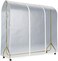 HANGERWORLD 6ft Transparent Clothes Garment Zipped Rail Cover with Document Pocket