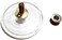 DANXQ Strong Thickened Sucker Clear PVC M6 Thread Screw Suction Cup Hook with Lock Nut for Enhanced Suction,Diameter 5.5 cm (2.16"),6 Pieces,Recommend
