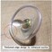 DANXQ Strong Thickened Sucker Clear PVC M6 Thread Screw Suction Cup Hook with Lock Nut for Enhanced Suction,Diameter 5.5 cm (2.16"),6 Pieces,Recommend