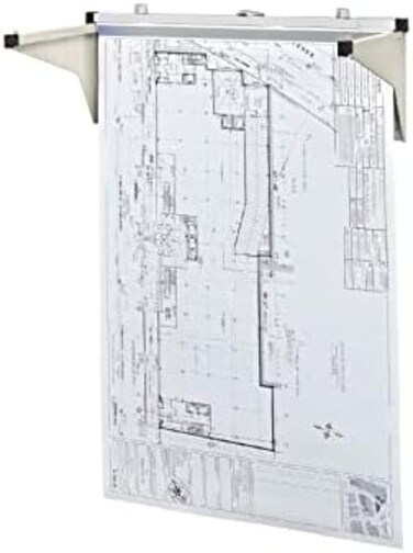 Adir Corp. 616 Drop - Lift Wall Rack for Blueprints - Plans,