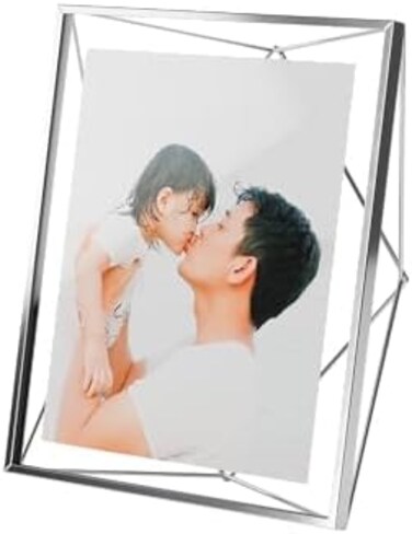 إطار عرض صور بريزما من امبرا للمكتب والحائط، 20×25 سم، كروم