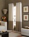 Curtainworks Kendall Color Block Grommet Curtain Panel, 108 inch, White