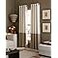 Curtainworks Kendall Color Block Grommet Curtain Panel, 108 inch, White