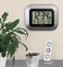 La Crosse Technology Wt-8005U-S Atomic Digital Wall Clock With Indoor Temperature, Silver