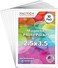 Magtech Magnetic Photo Pocket Picture Frame, White, Holds 2.5 x 3.5 Inches Photos, 10 Pack (12310)