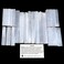 DANCING BEAR 2 Pound Selenite Small Sticks- Wands Premium Hand-Sorted Plus Include a Piece of Black Tourmaline Crystal and Educational ID Cards, Bulk, Reiki, Chakra, Good Luck &amp; Protection