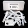 DANCING BEAR 2 Pound Selenite Small Sticks- Wands Premium Hand-Sorted Plus Include a Piece of Black Tourmaline Crystal and Educational ID Cards, Bulk, Reiki, Chakra, Good Luck &amp; Protection