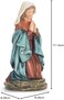 Joseph's Studio by Roman - Praying Madonna Figure on Baset, 6.75" H, Renaissance Madonnas Collection, Resin and Stone Mix, Inspirational, Durable, Long Lasting, Religious Gift, Beautifully Detailed