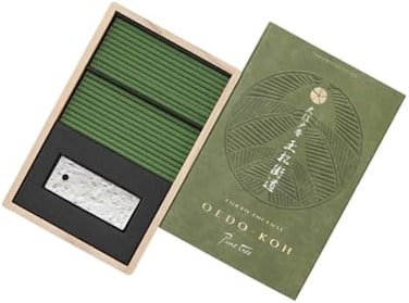 Nippon kodo OEDO-KOH - Pine Tree(38205) 60 Sticks w/Incense Holder, Japanese Quality Incense