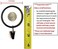 TEJATAN 2 Inch - Metal Curtain Rings with Clips and Eyelets (Also Known as Rings with Curtain Clips/Curtain Clip Rings/Drapery Rings/Curtain Rings with Clips) (Set of 20)