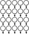 TEJATAN 2 Inch - Metal Curtain Rings with Clips and Eyelets (Also Known as Rings with Curtain Clips/Curtain Clip Rings/Drapery Rings/Curtain Rings with Clips) (Set of 20)