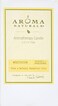 Aroma Naturals Patchouli and Frankincense Essential Oil White Scented Pillar Candle, Meditation, 2.5 inch x 4 inch
