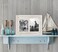 Americanflat 5x7 Double Picture Frame with Polished, Crystal Clear Glass - Hampton Collection - Distress Wood Collage Picture Frames for Tabletop and Wall Display - Aspen White