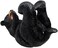 Ebros Gift Big Black Bear Wine Oil Bottle Holder Figurine 10"Long Home Decor
