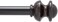 Kenney KN71617 Kendall Knob End Standard Decorative Window Curtain Rod, 28-48" Adjustable Length, Antique Rust Finish, 5/8" Diameter Steel Tube