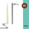 BOLSIUS Long Household Ivory Taper Candles - 10-inch Unscented Premium Quality Wax - 7.5 Hour Long Burning Dripless Candles Bulk pack of 30 for Home Decor, Wedding, Parties and Special Occasions