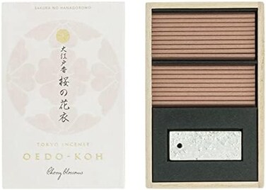 nippon kodo OEDO-KOH - Cherry Blossoms 60 Sticks w/Incense Holder, Japanese Quality Incense