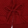Sattiyrch Christmas Tree Skirt, 48 inches Luxury Cable Knit Knitted Thick Rustic Xmas Holiday Decoration, Burgundy