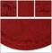 Sattiyrch Christmas Tree Skirt, 48 inches Luxury Cable Knit Knitted Thick Rustic Xmas Holiday Decoration, Burgundy