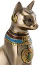 Top Collection 8" H Egyptian Cat Goddess Bastet Figurine. Au