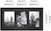 Americanflat 4x6 Triple Picture Frame with Polished, Crystal Clear Glass - Hampton Collection - Distress Wood Collage Picture Frames for Tabletop and Wall Display - Charcoal Black