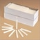 1home Church Service Memorial Vigil Ceremony Unscented White 1/2 x 4 1/4 Inch Candles - 100 Per Box