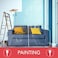 LAMINET Crystal Clear Furniture Protectors - Slipcovers Loveseat Sofa LAM