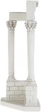 Design Toscano Roman Forum Temple of Vespasian Corner Column Decorative Statue, 12 Inch, Faux Stone Finish