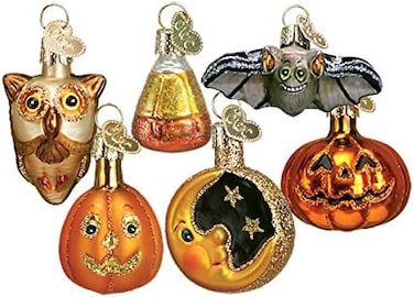 Old World Christmas Ornaments: Halloween Decorations Glass Blown Ornaments for Christmas Tree, Miniature Halloween