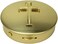 Pyx With Cross (PS202) - قطر 6.35 سم، عمق 1.27 سم، نحاس مصقول