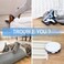Yorwe Rug Anchors Carpet Hook and Loop Non-Slip Mat Anti-Skid Stickers Square 4" * 4" 43239-191104