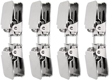 Wise Linkers Double Rug Clips (4 Pcs per pack) for hanging carpets rugs and quilts