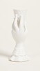 Jonathan Adler I - Scream Ice Cream Cone White Porcelain Vase