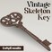CraftyCrocodile GSM Large Iron Decorative Skeleton Key