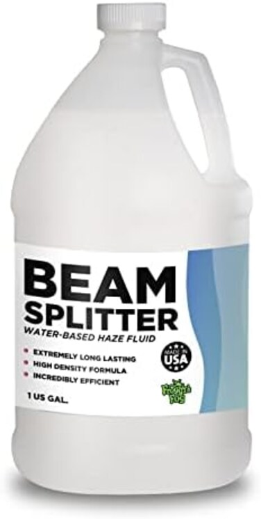 Froggy's Fog Beam Splitter - Professional Water Based Haze Fluid - 1 Gallon - Works Amazing in Hurricane Haze 1D, Haze 2D and Haze 4D