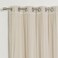 Best Home Fashion uMIXm Mix and Match Tulle Sheer Lace and Blackout 4 Piece Curtain Set &ndash; Stainless Steel Nickel Grommet Top &ndash; 2 sheers and 2 Blackout Panels &ndash; 52" W x 84" L &ndash; Beige